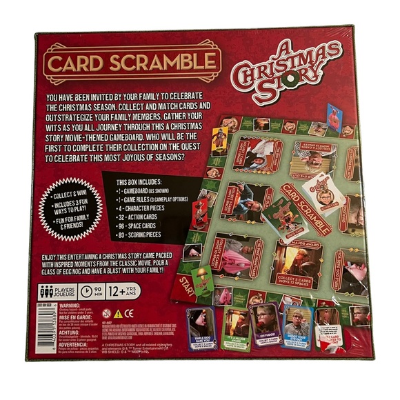 A Christmas Story Card Scramble Board Game - Picture 2 of 7